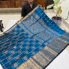Pure Mangalagiri pattu saree vintage checks