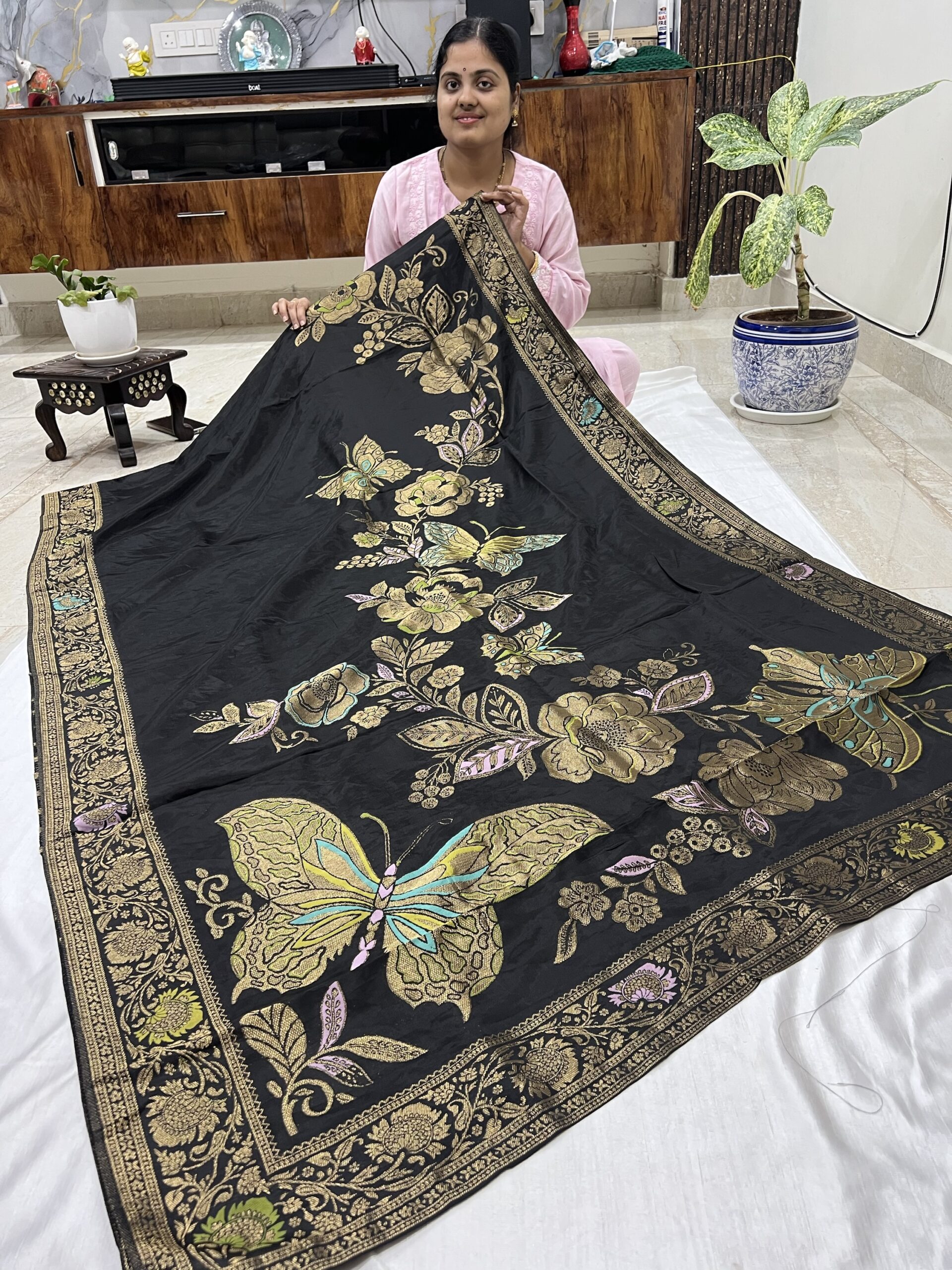 Ho crape silk sarees