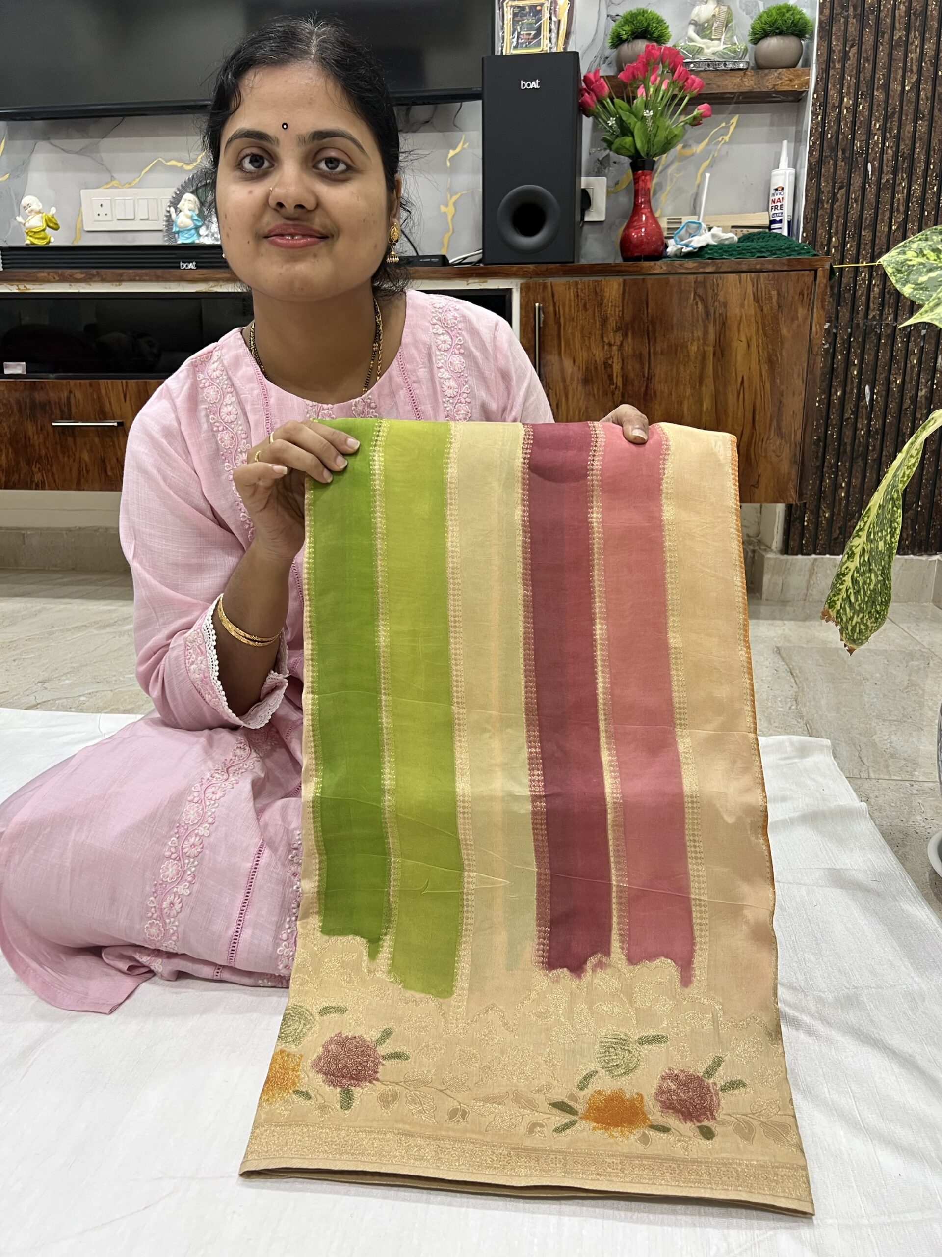 Banara rankat pattern Ho Crape - Image 2