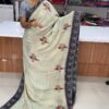 Designer petitpoint work saree