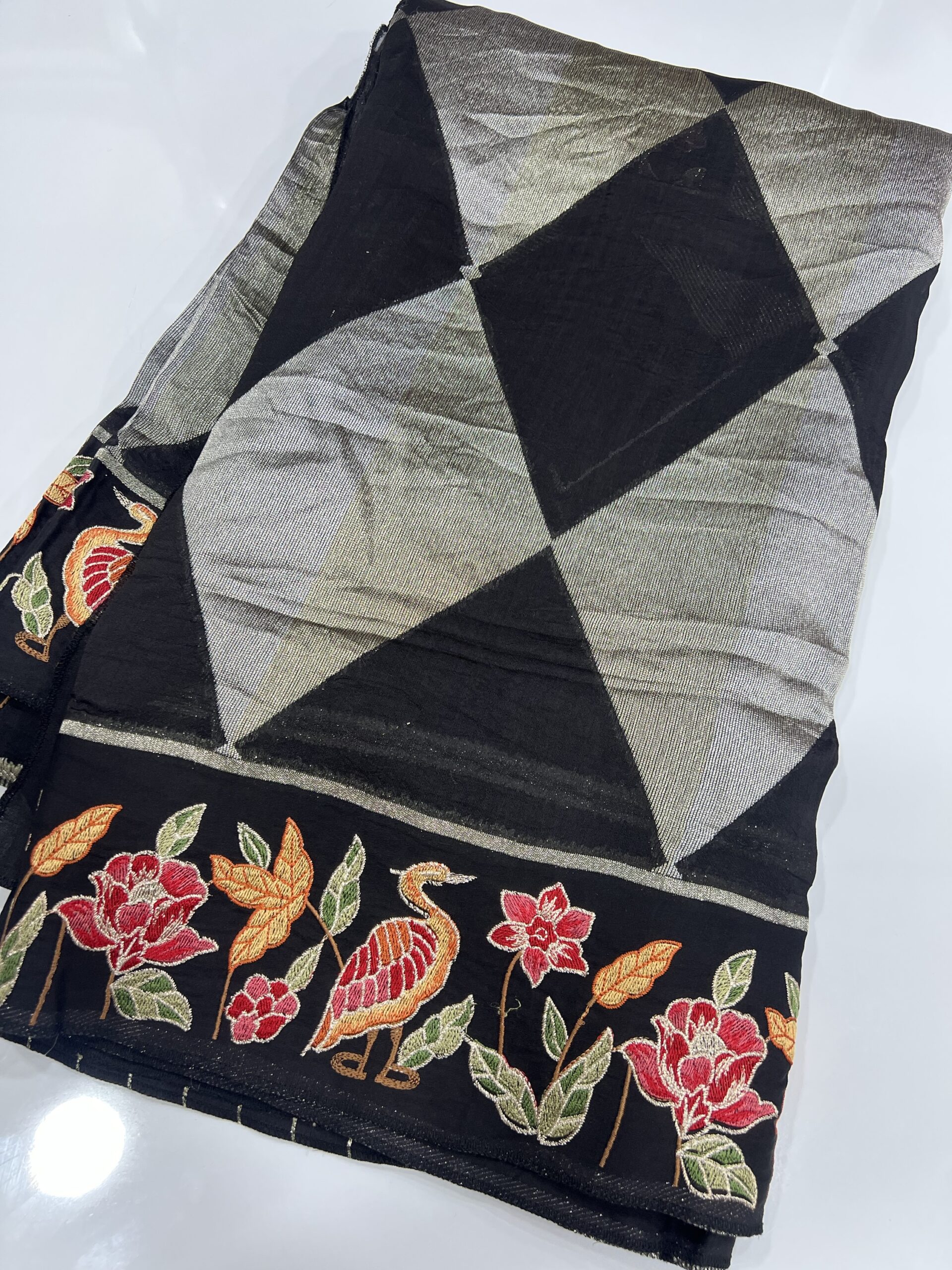 Pure Munga tussar saree