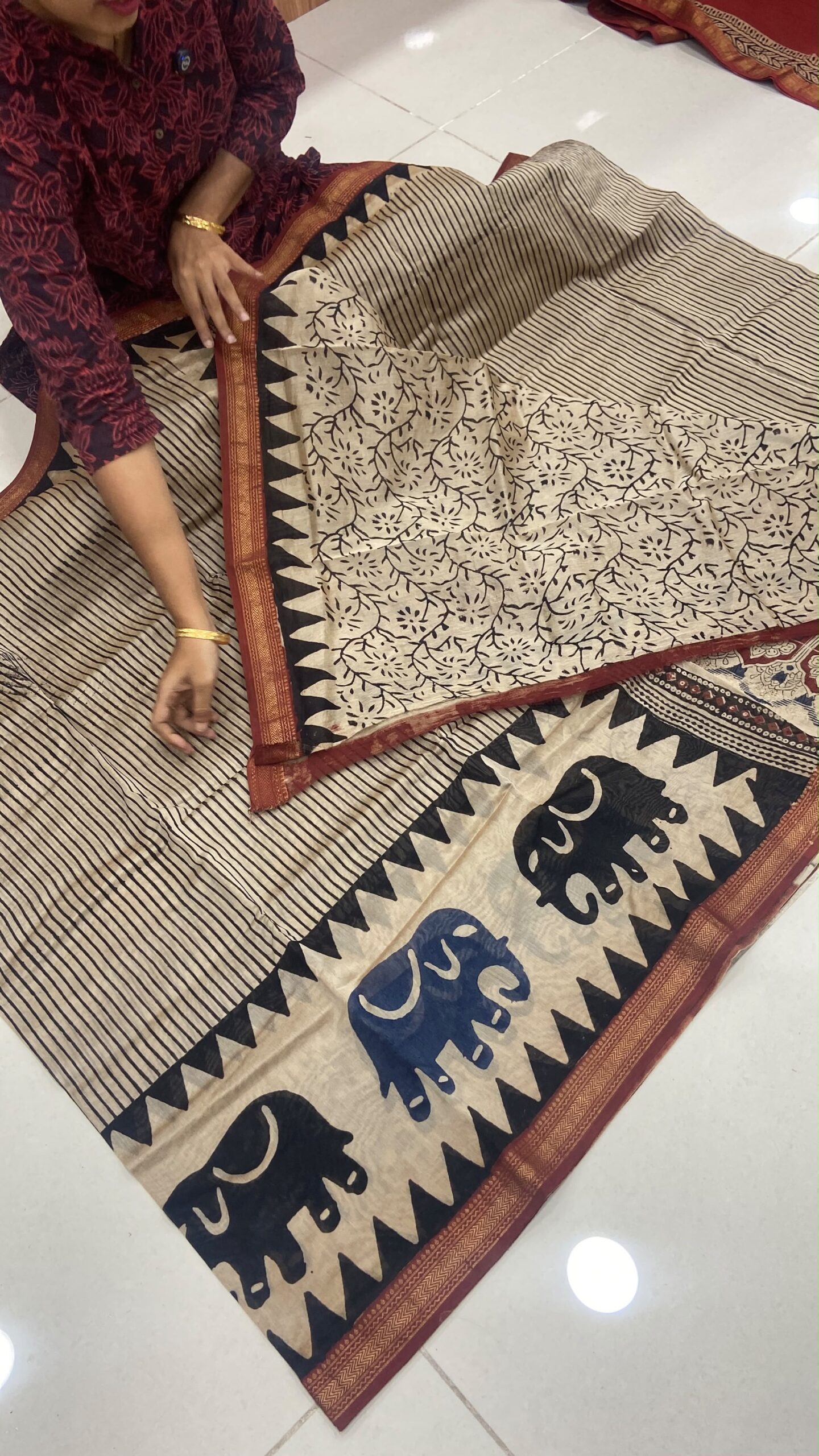 Pure Maheswari Bagru prints - Image 2
