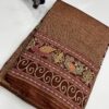 Pure Banaras mango crape silk