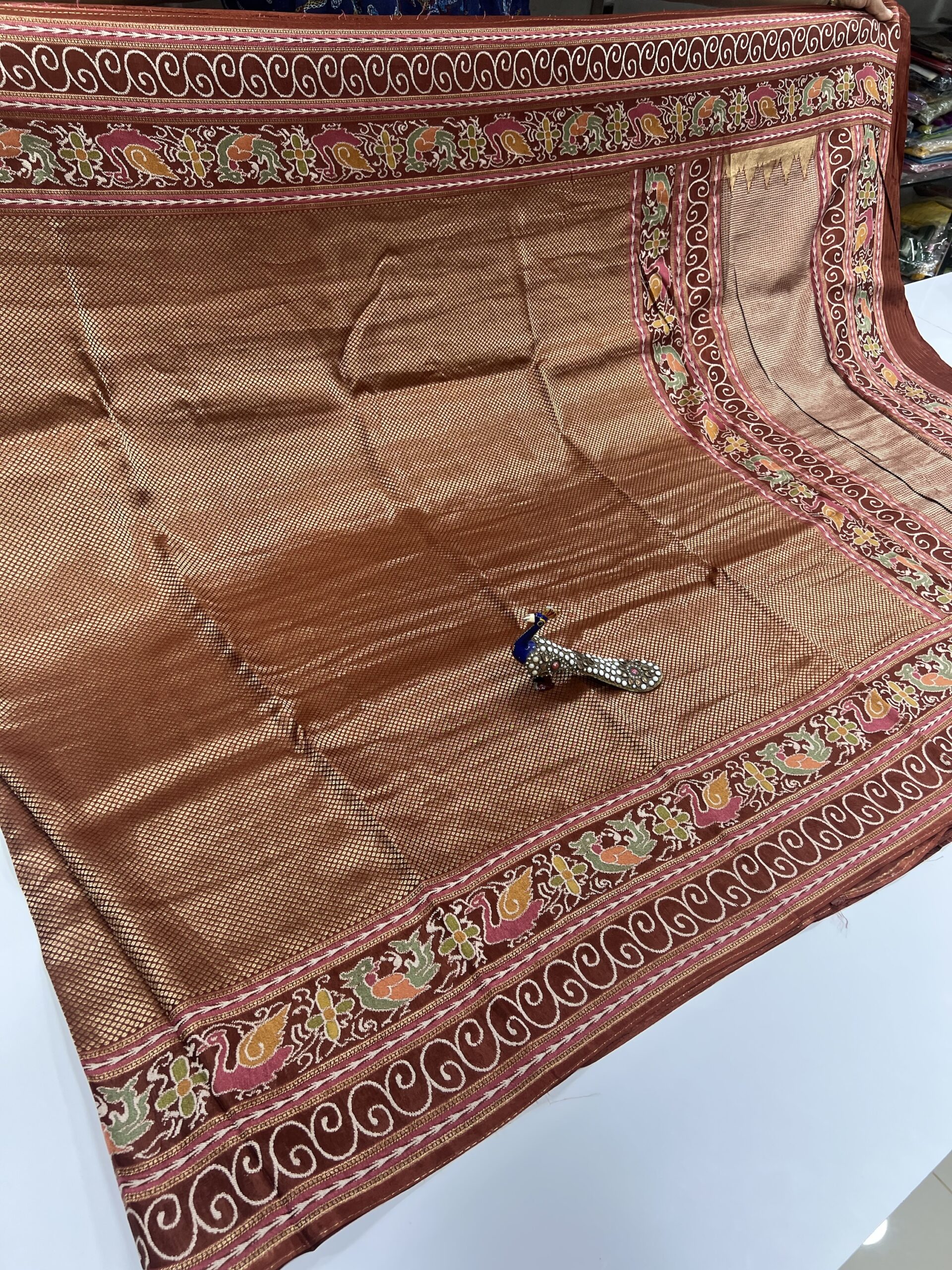 Pure Banaras mango crape silk - Image 2