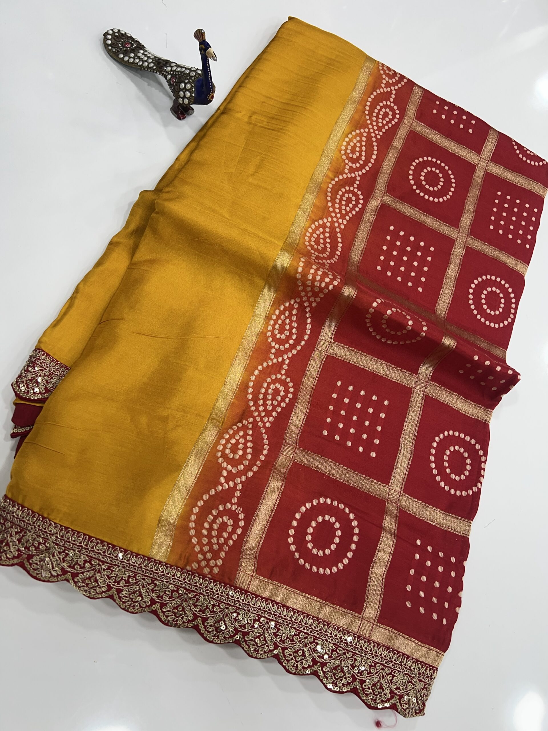 Designer cocktail sarees - Image 2