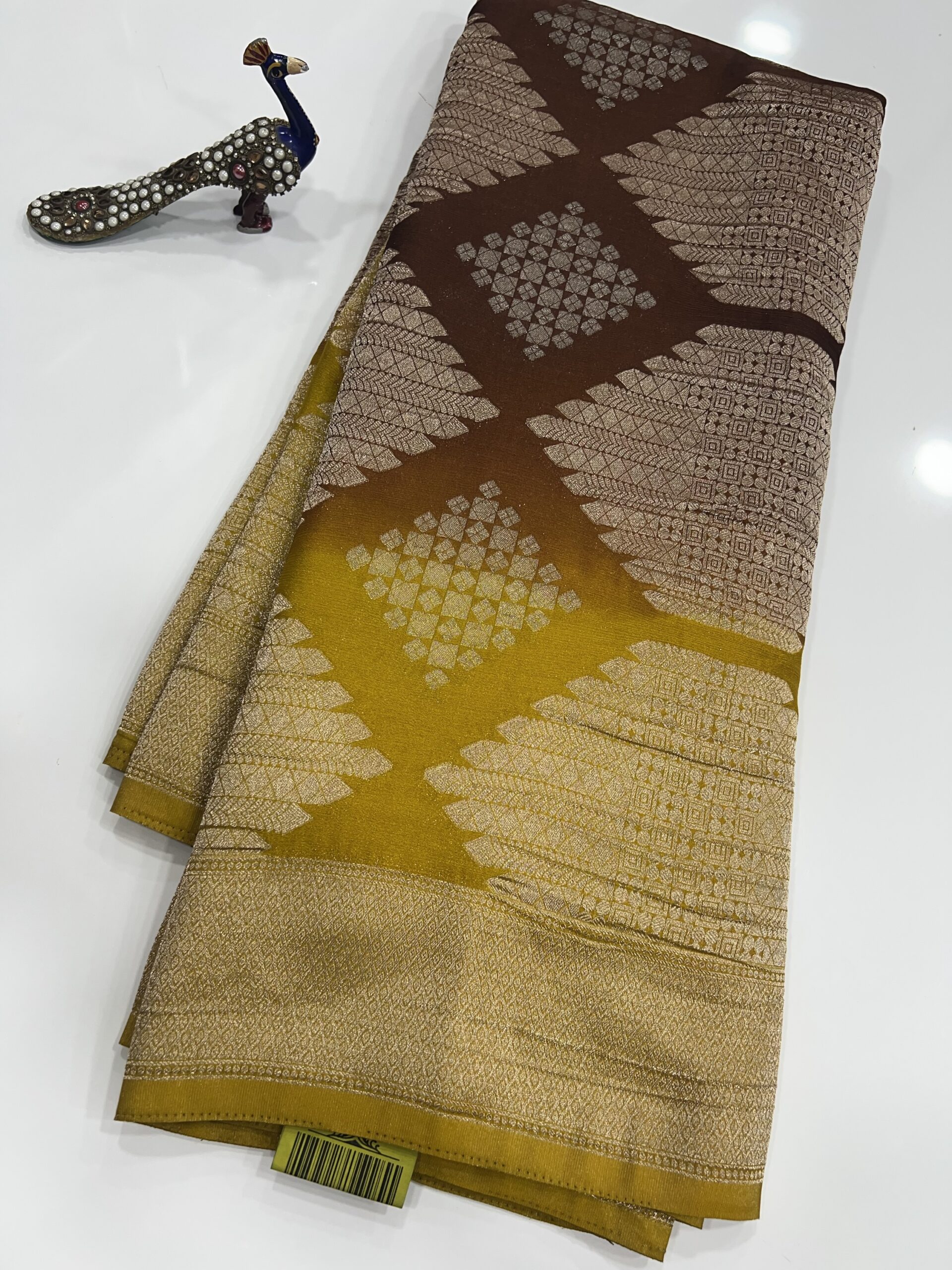 2D Banaras chinnon georgette