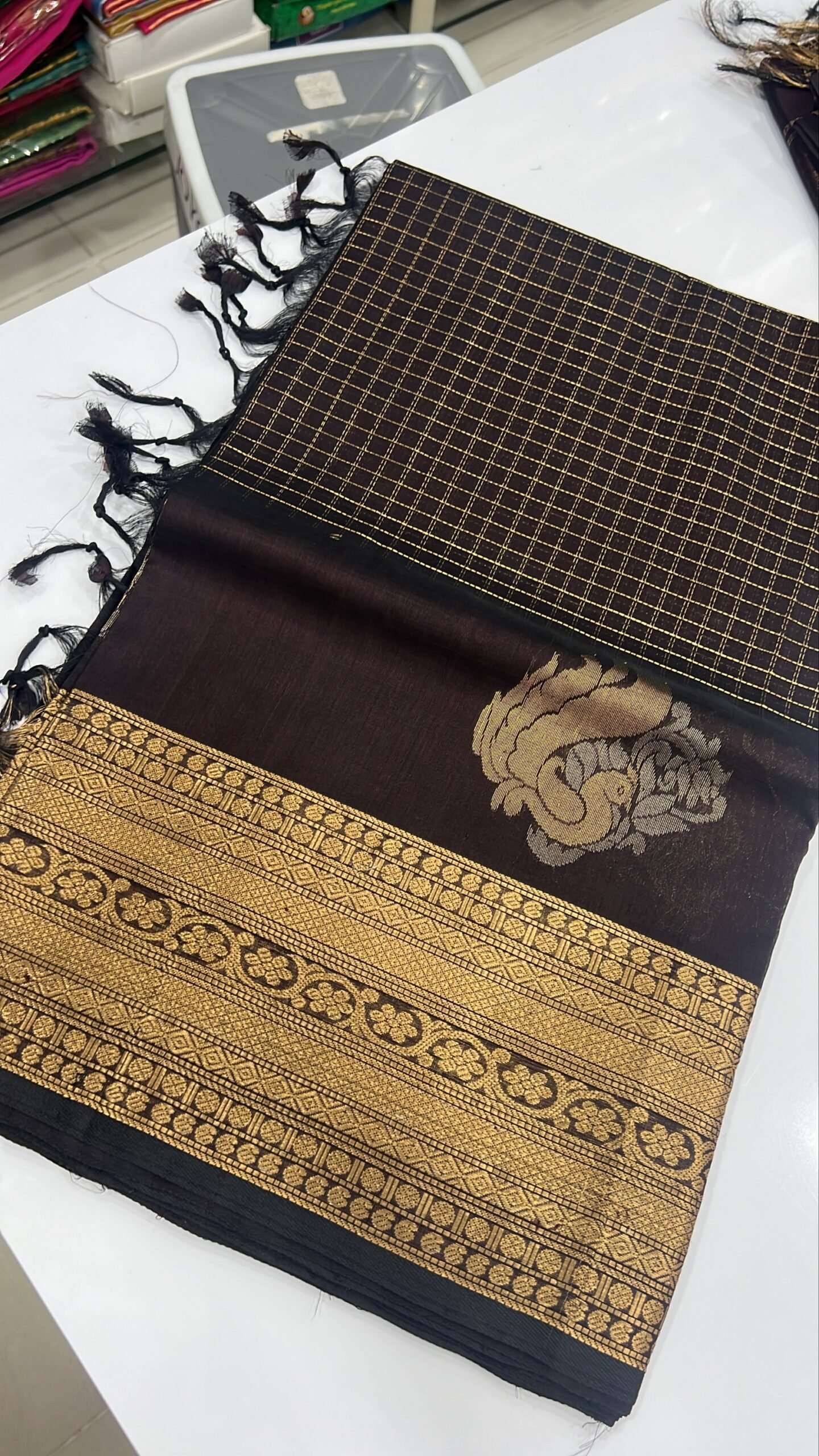 Pure handloom Mangalagiri pattu