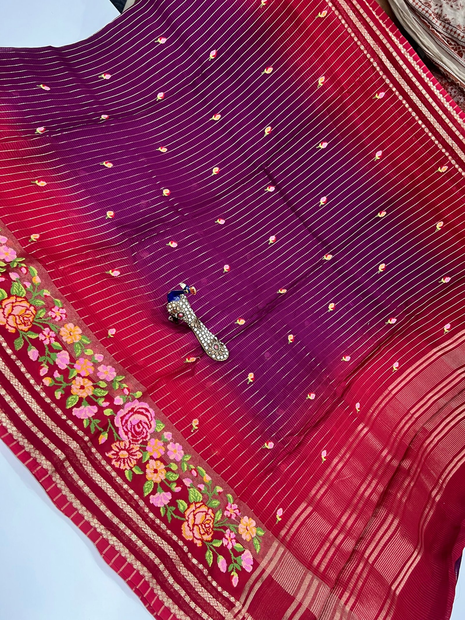 Pure Banaras viscose kosa - Image 2