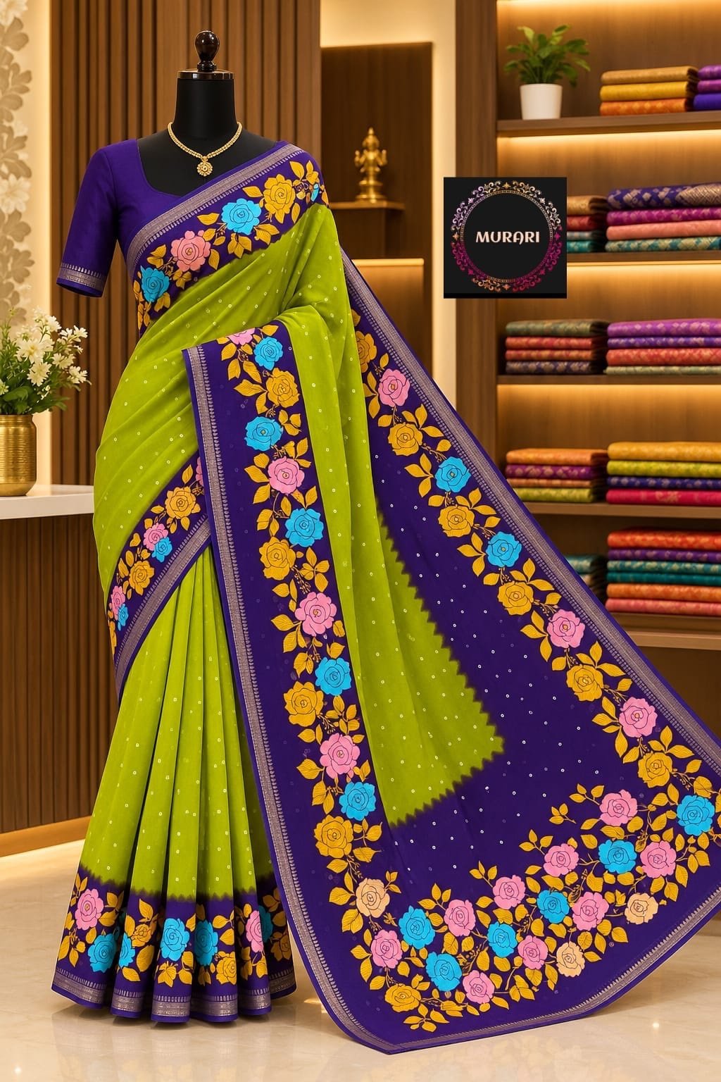 Soft butter georgette