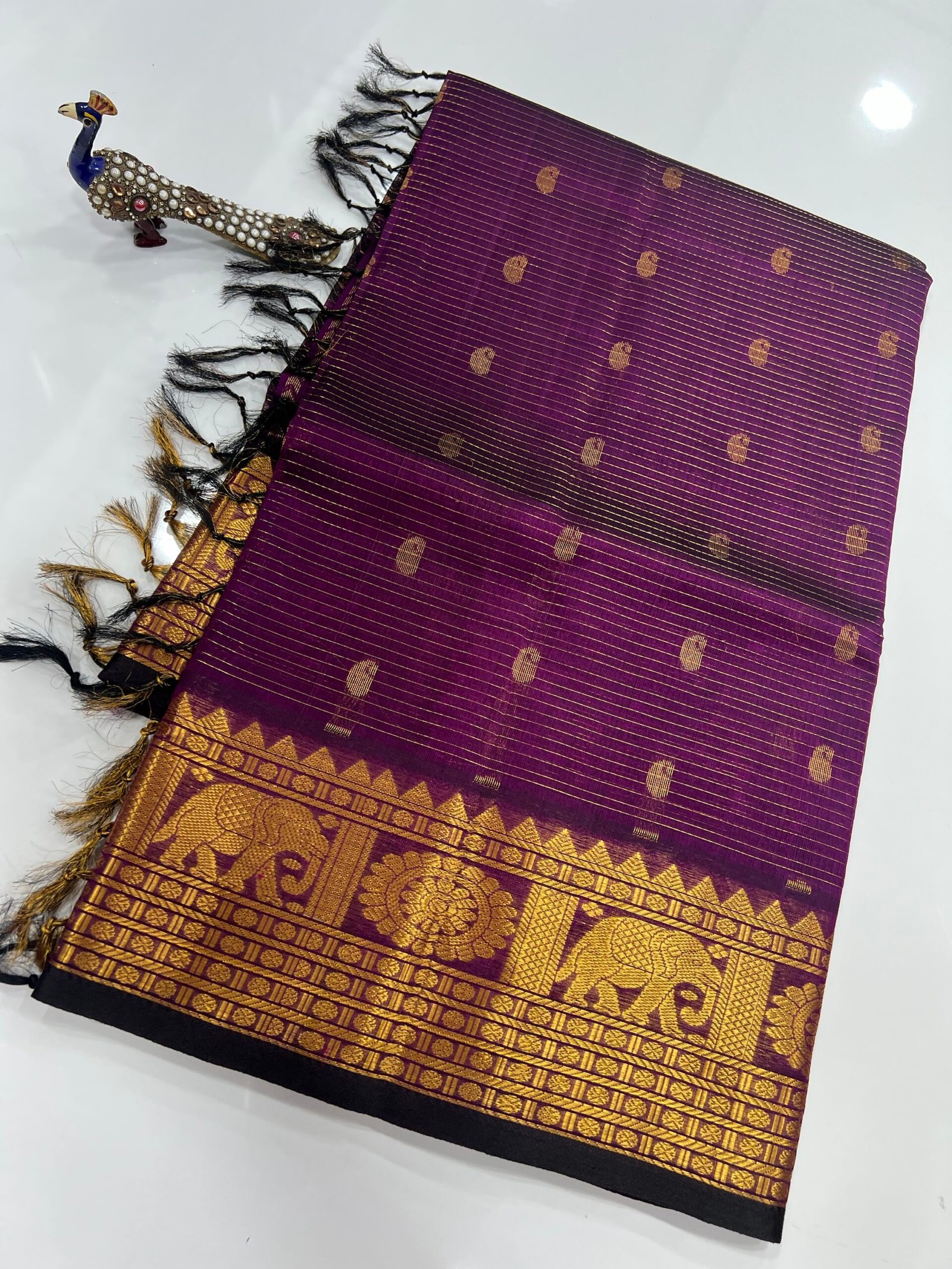 Pure handloom Mangalagiri pattu