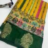 Yellow haldi saree