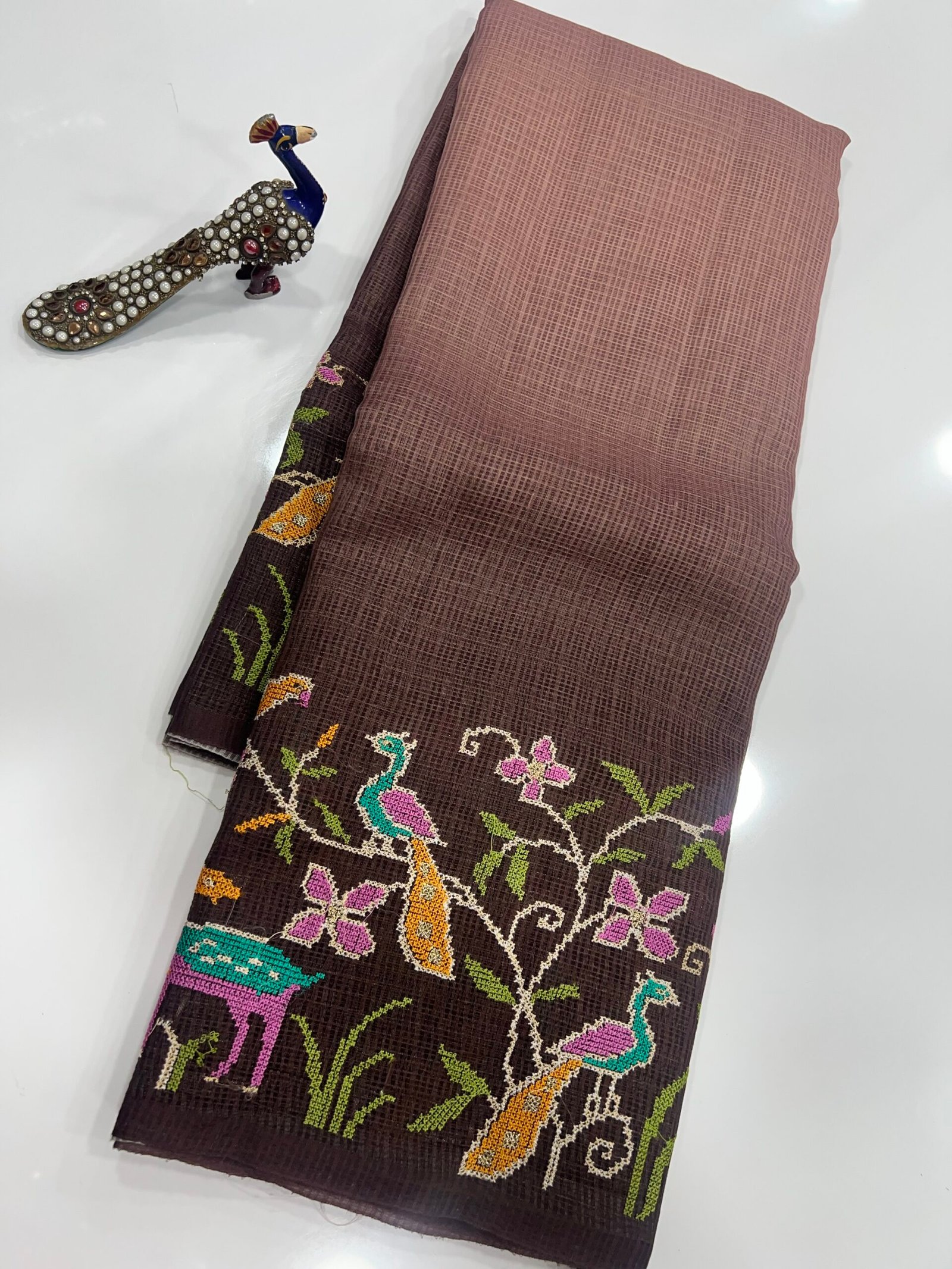 Kota sarees with petitpoint