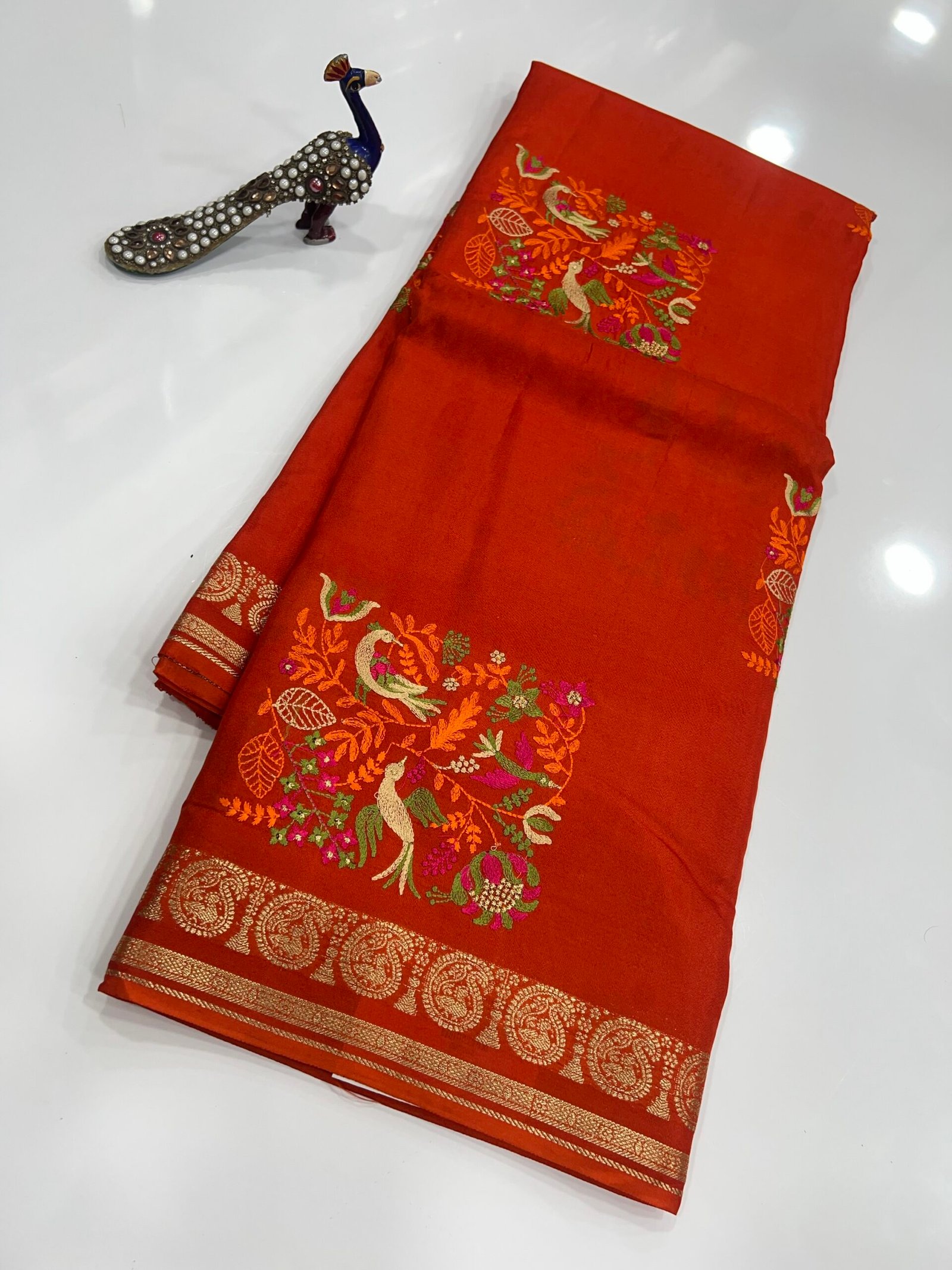 Premium Mysore crape silk