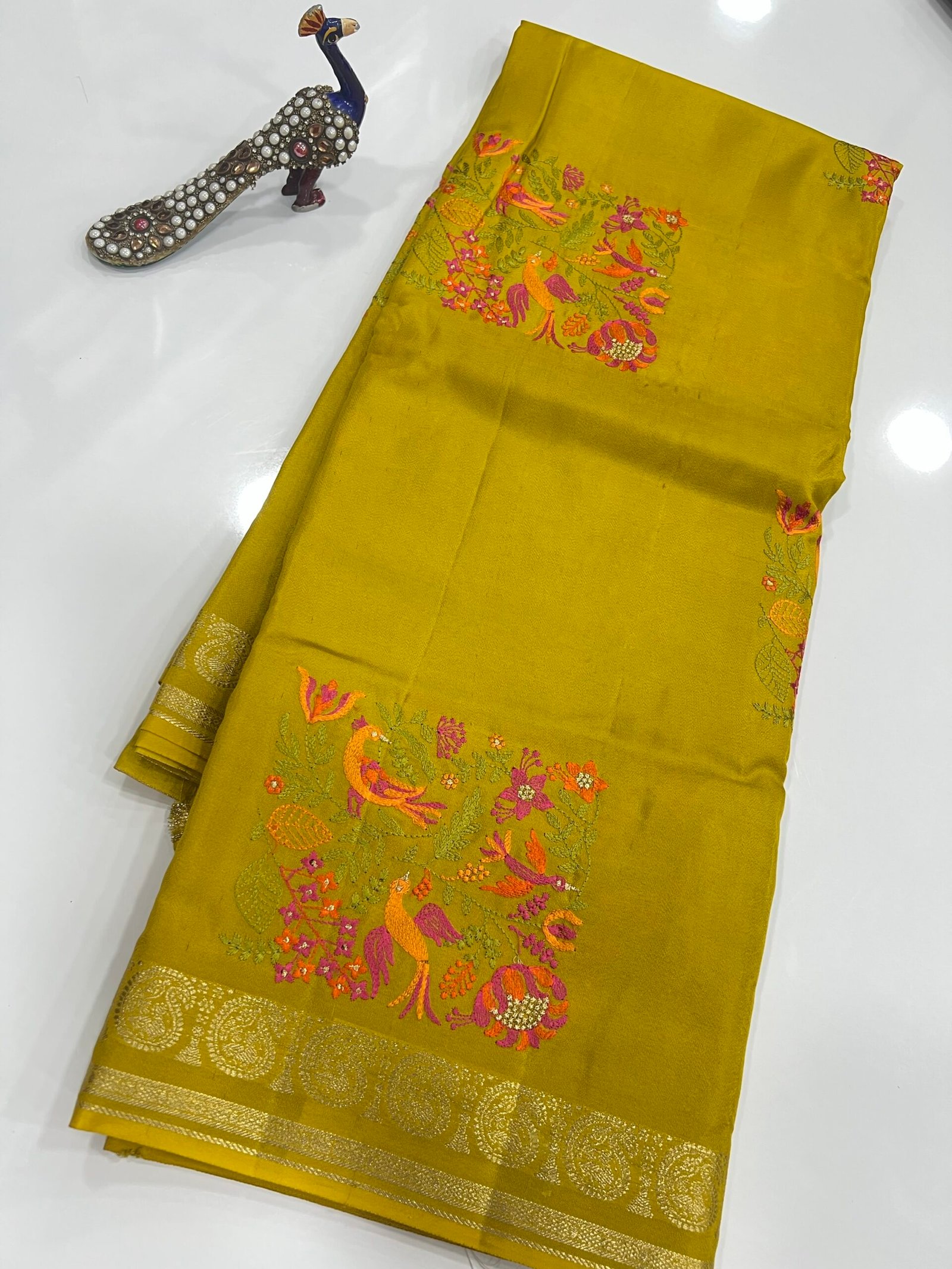 Premium Mysore crape
